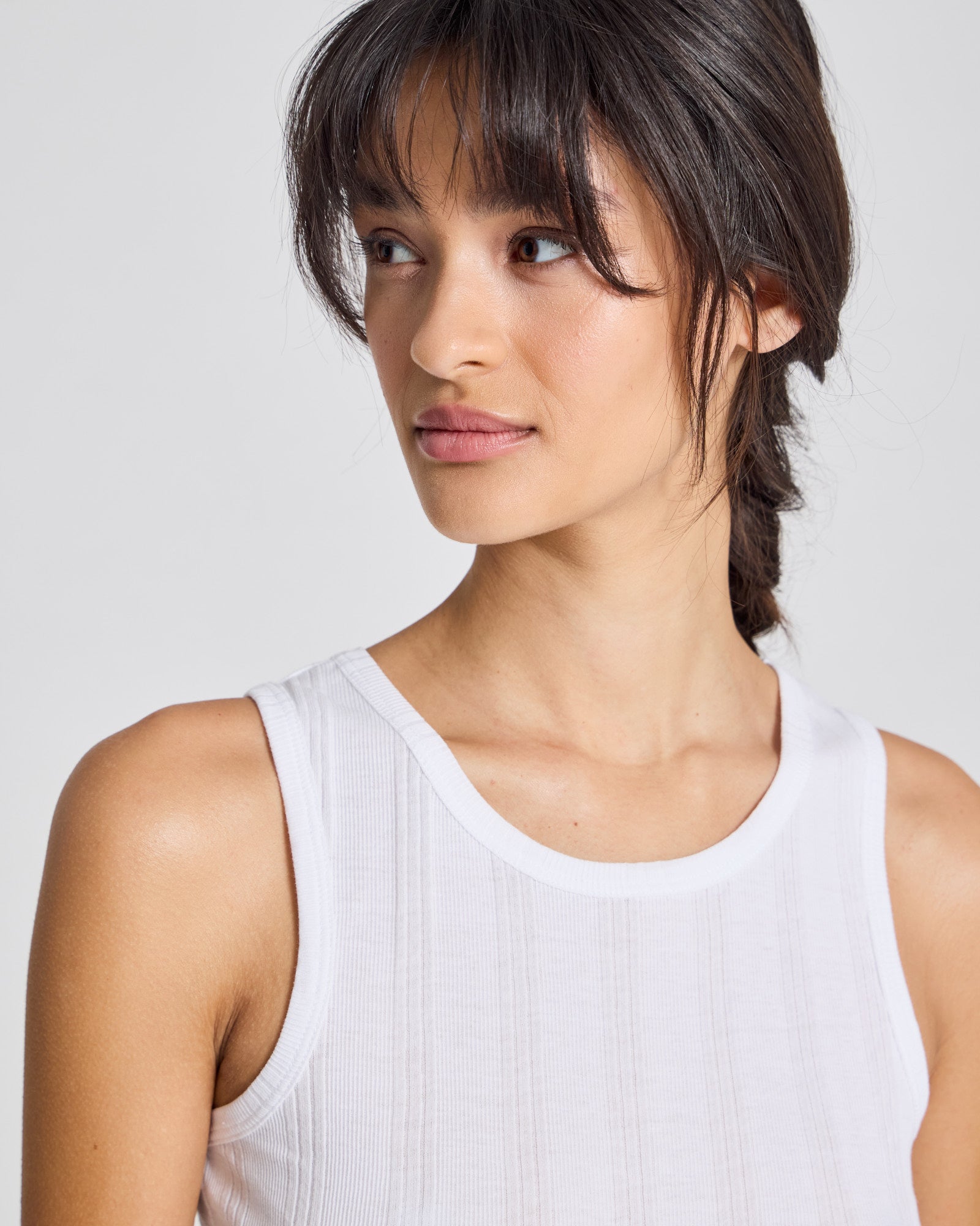 GAI+LISVA Alberte Cotton Top GOTS Top 100 White