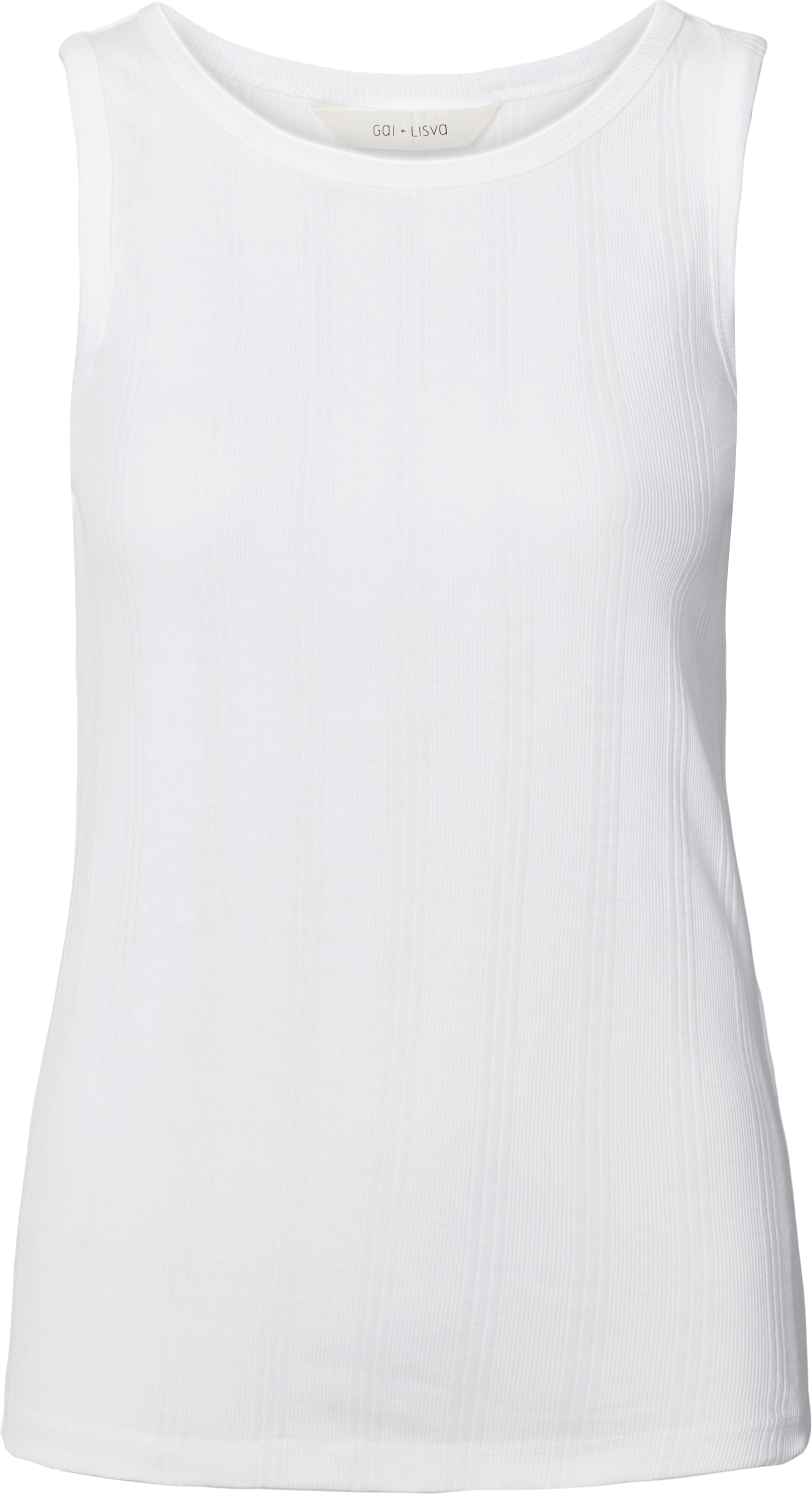 GAI+LISVA Alberte Cotton Top GOTS Top 100 White