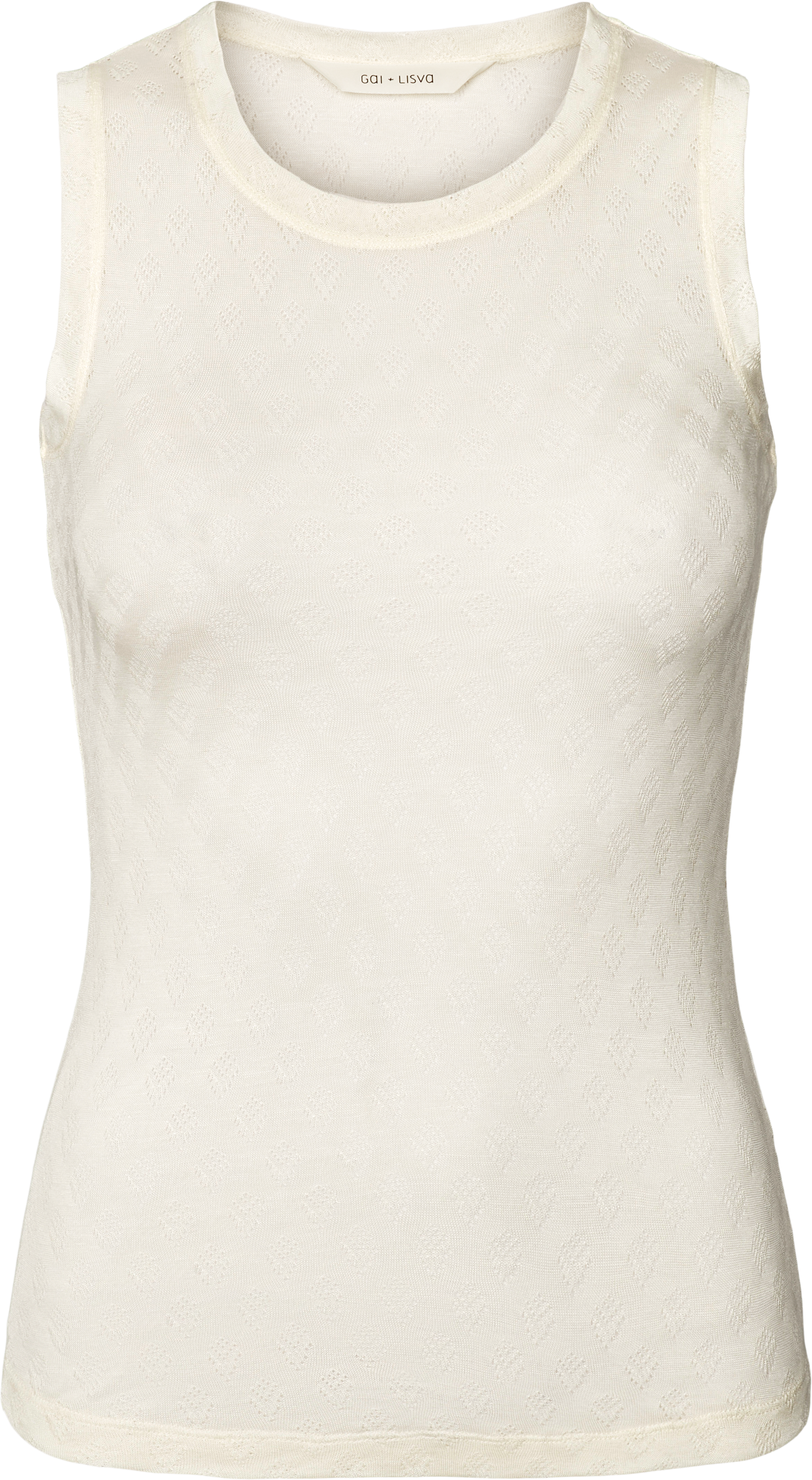 GAI+LISVA Alberte S´less Silk Top Top 150 Off White