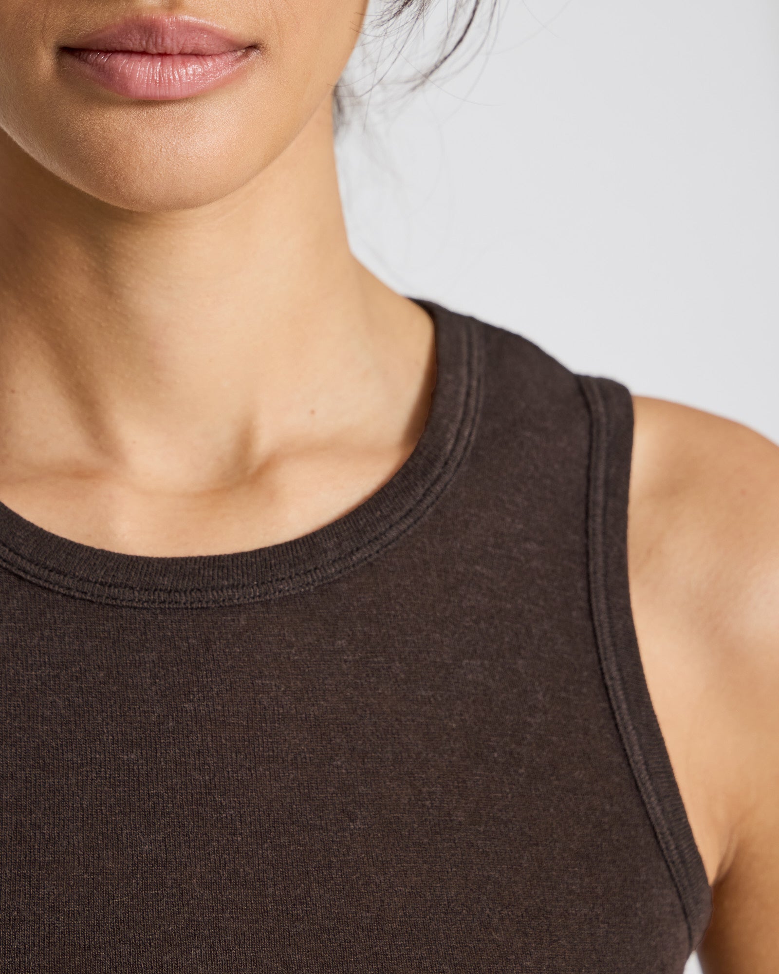 GAI+LISVA Alberte Wool Top Tops & T-shirts 681 Mulch