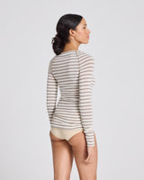 GAI+LISVA Amalie Sailor Wool Top Top 963 Ecru / Grey Melange Sailor Stripe
