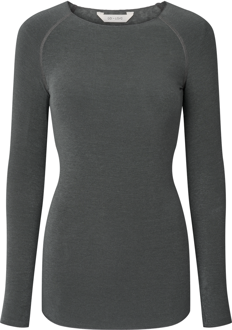 GAI+LISVA Amalie Wool Top Top 193 Metal Grey