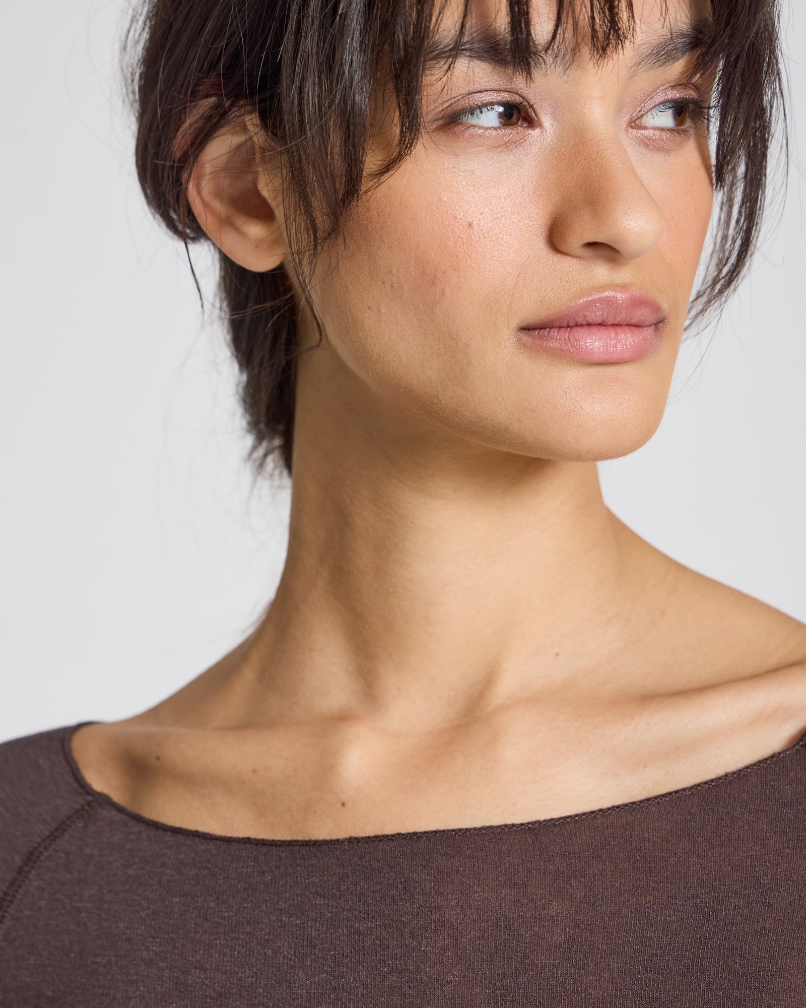 GAI+LISVA Amalie Wool Top Tops & T-shirts 681 Mulch