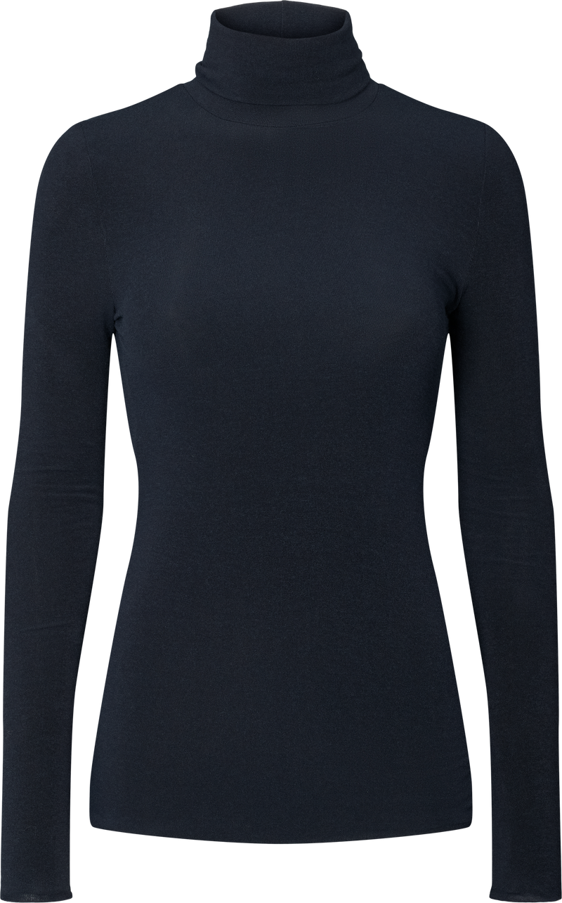 GAI+LISVA Anna Wool Turtleneck Top 181 Midnight Blue