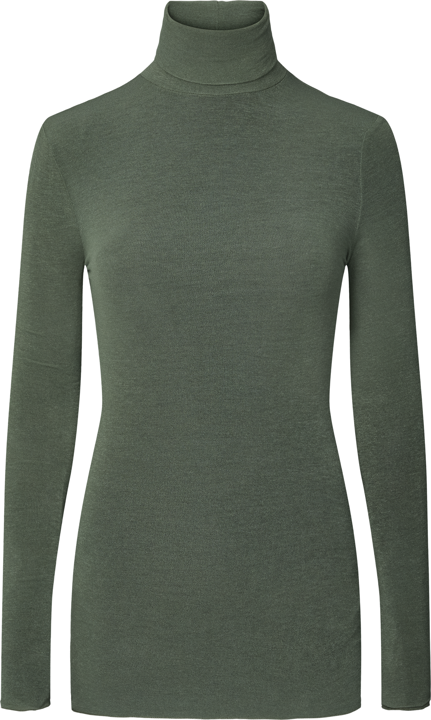 GAI+LISVA Anna Wool Turtleneck Tops & T-shirts 170 Olive Night