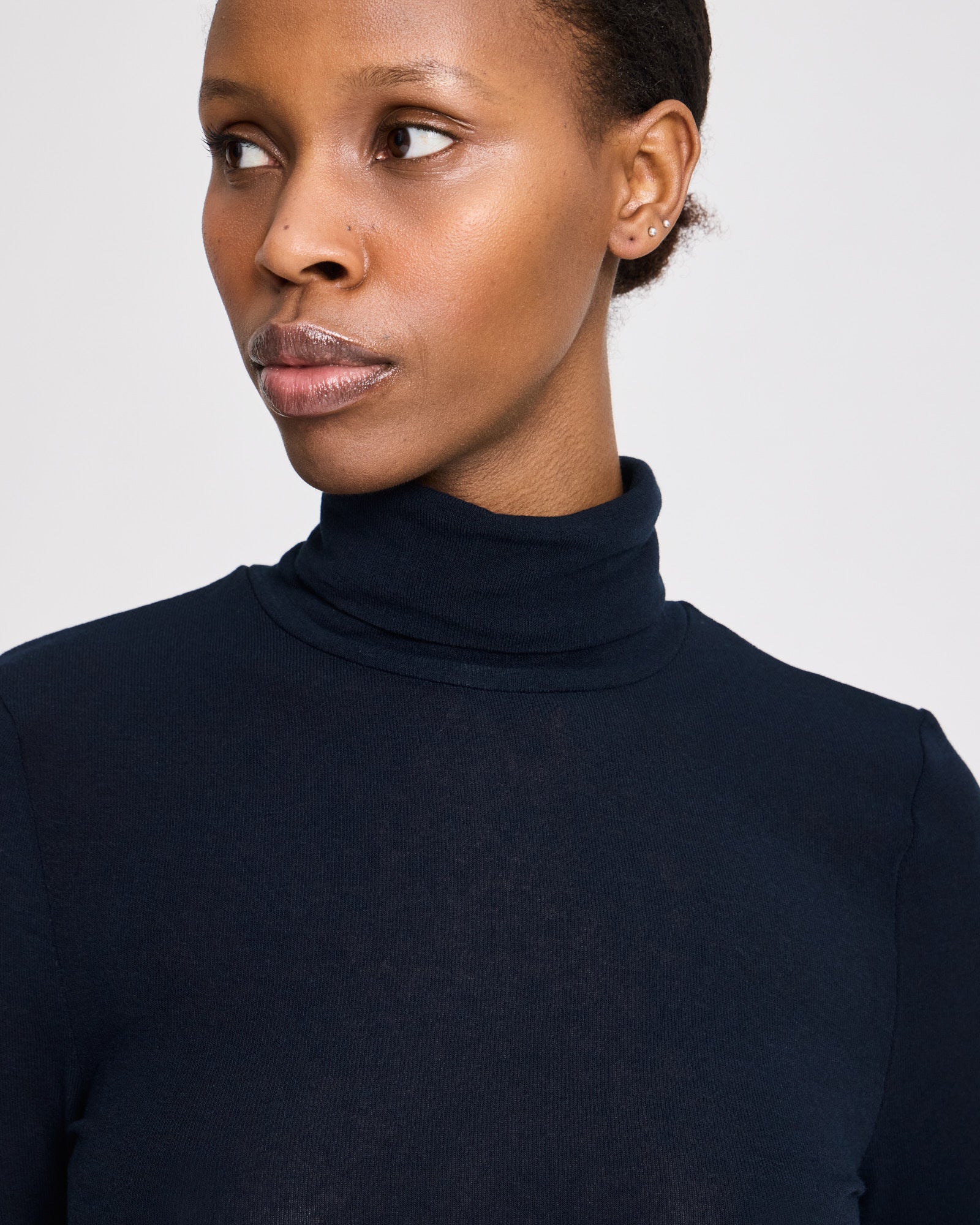 GAI+LISVA Anna Wool Turtleneck Tops & T-shirts 181 Midnight Blue