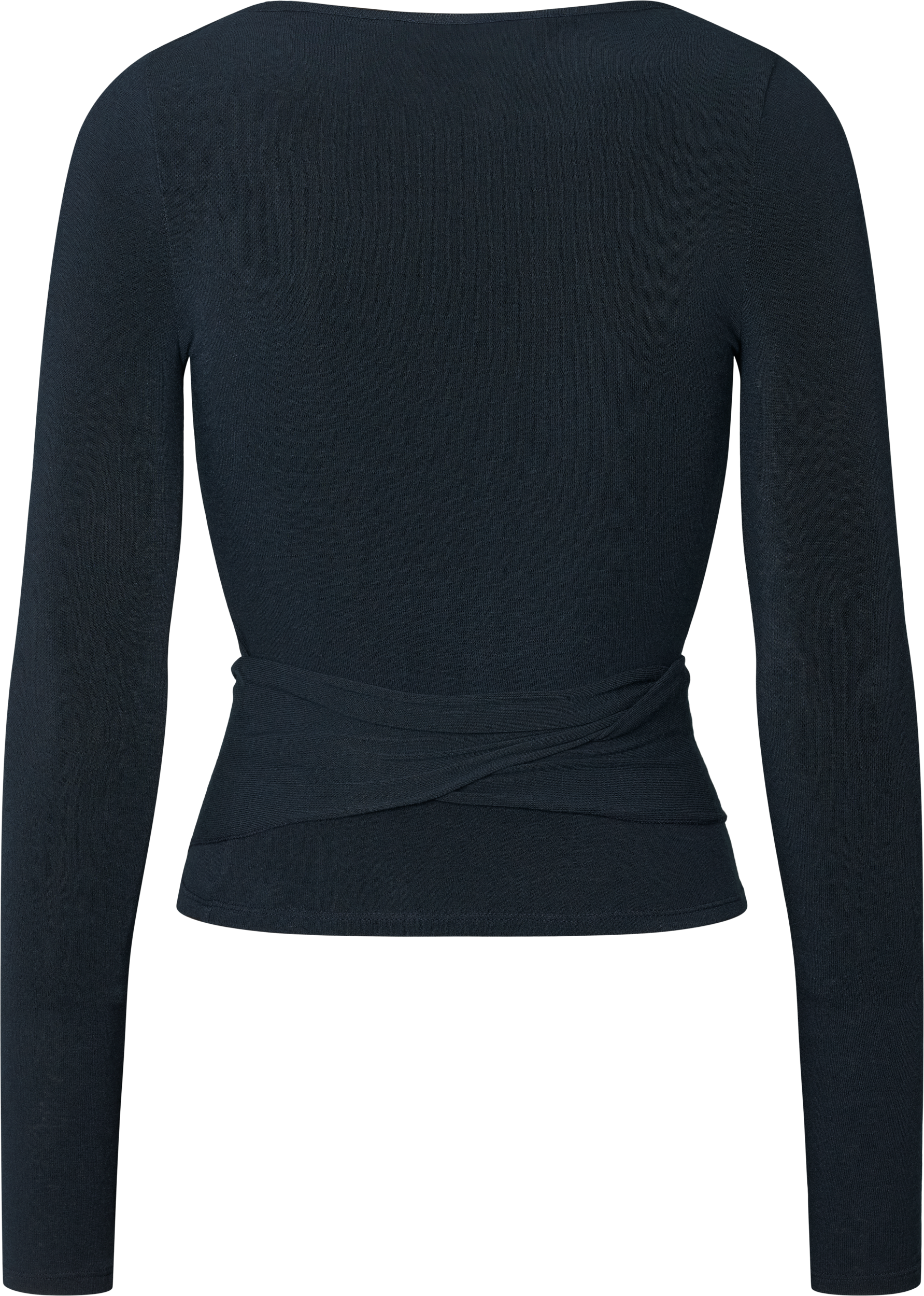 GAI+LISVA Anne Wool Wrap Top Top 181 Midnight Blue