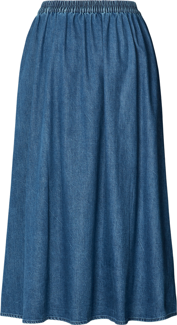GAI+LISVA Astrid Long Skirt Cotton Denim Pants & Shorts 472 Denim Blue