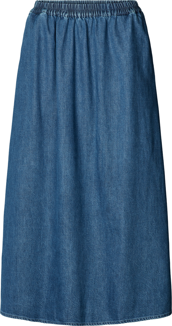 GAI+LISVA Astrid Long Skirt Cotton Denim Pants & Shorts 472 Denim Blue