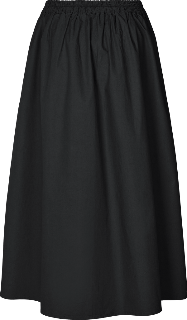 GAI+LISVA Astrid Long Skirt Poplin Dresses & Skirts 650 Black