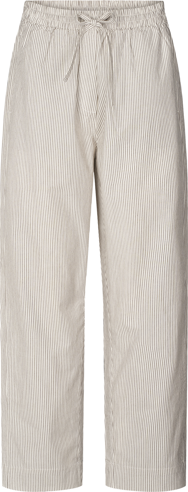 GAI+LISVA Astrid Pant Poplin Pants & Shorts 126 Mulch White Stripe