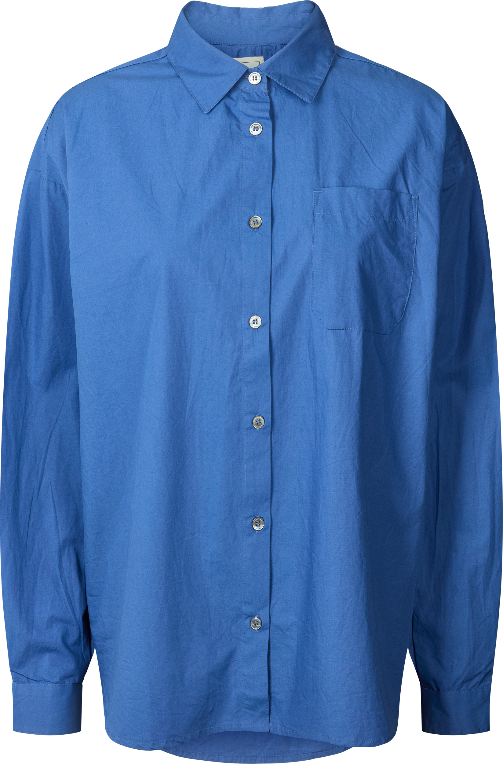 GAI+LISVA Astrid Shirt Poplin Gots 243975 Shirt 514 Clear Blue