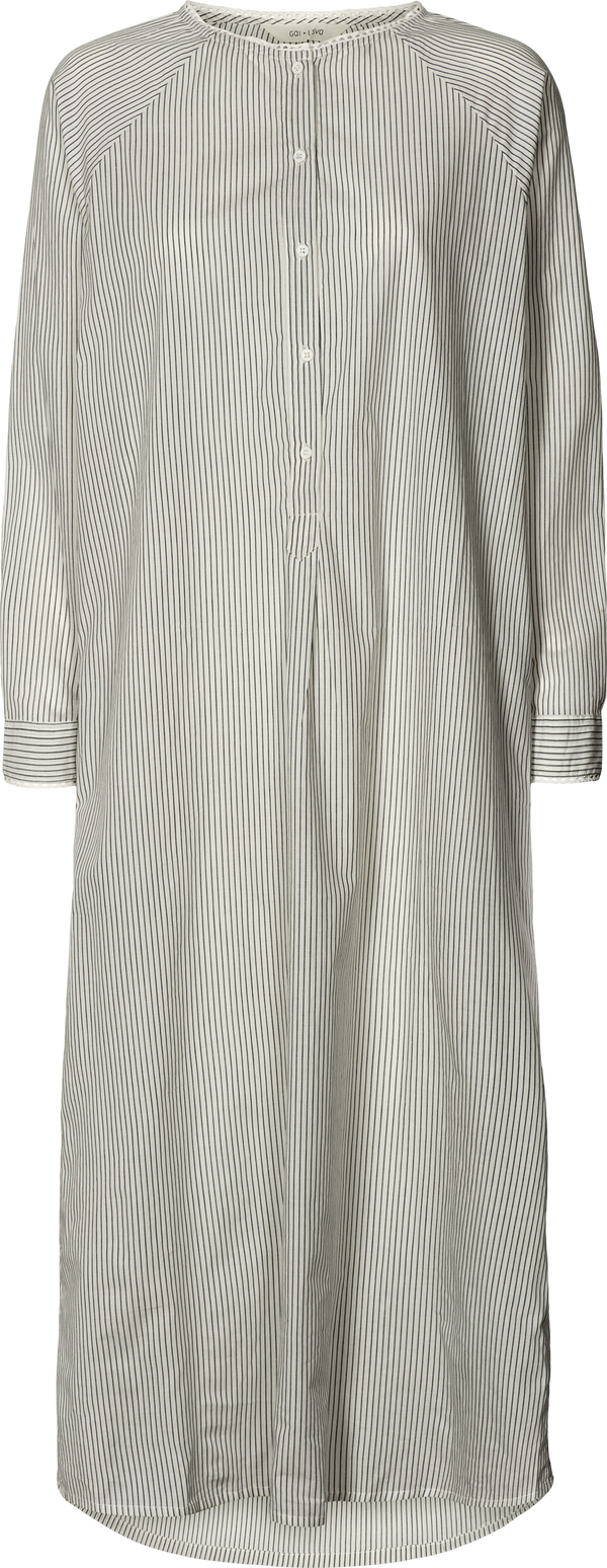 GAI+LISVA Babette Cotton Stripe Dresses & Skirts 470 Denim Blue Stripe