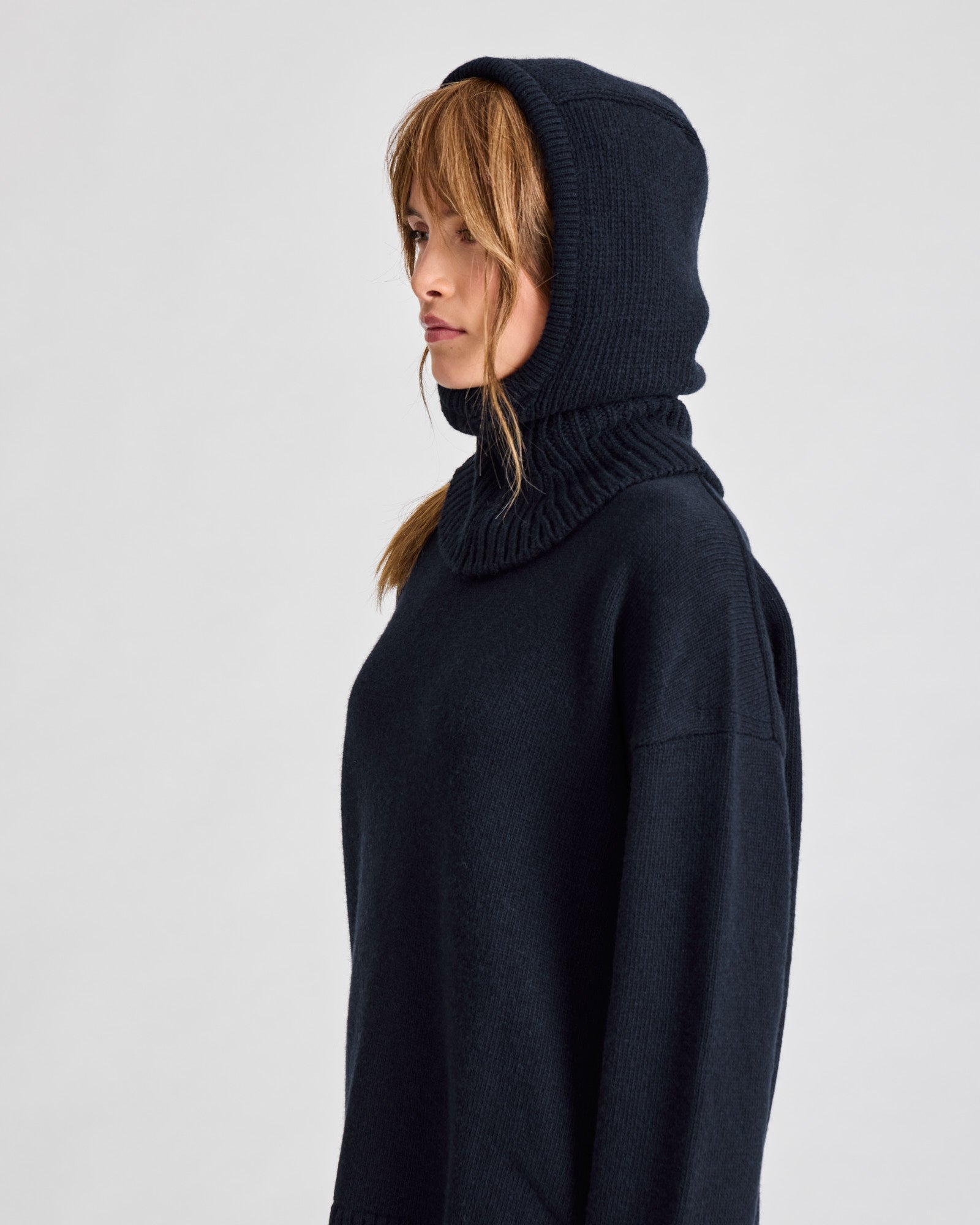 GAI+LISVA Balaclava Lambswool Lambswool l Knitwear 181 Midnight Blue