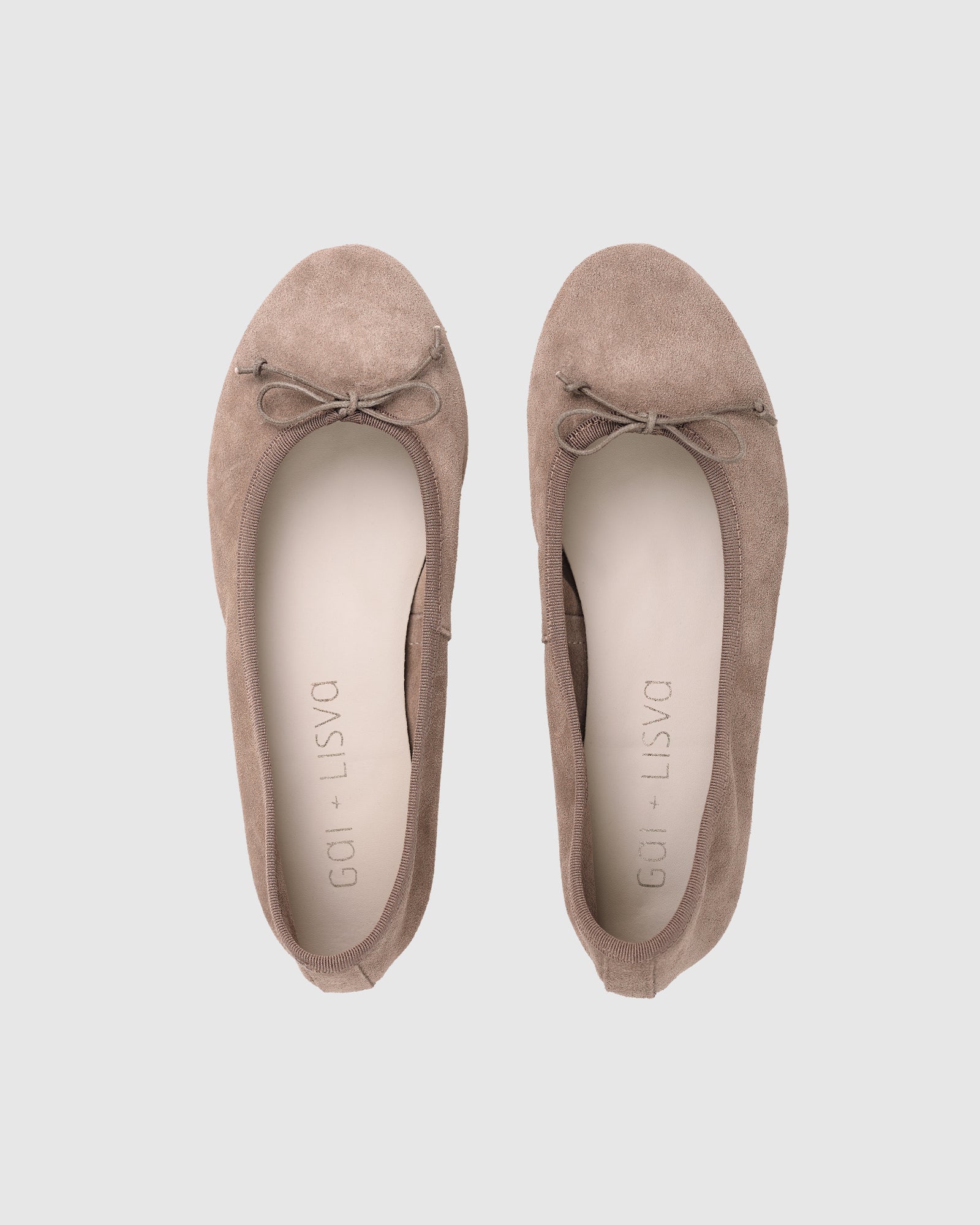 GAI+LISVA Ballerina Accessories Suede Camel