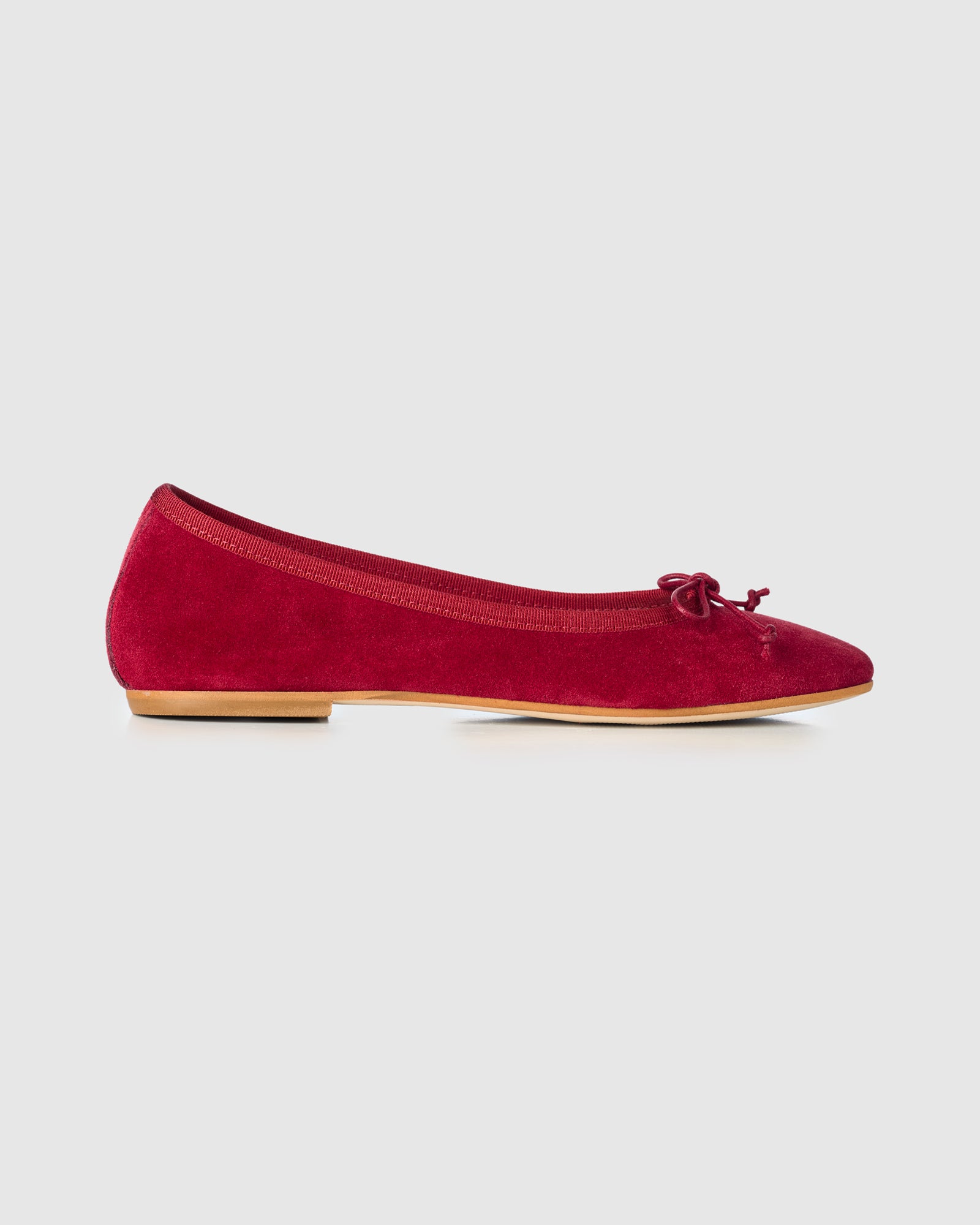 GAI+LISVA Ballerina Accessories Suede Deep Red