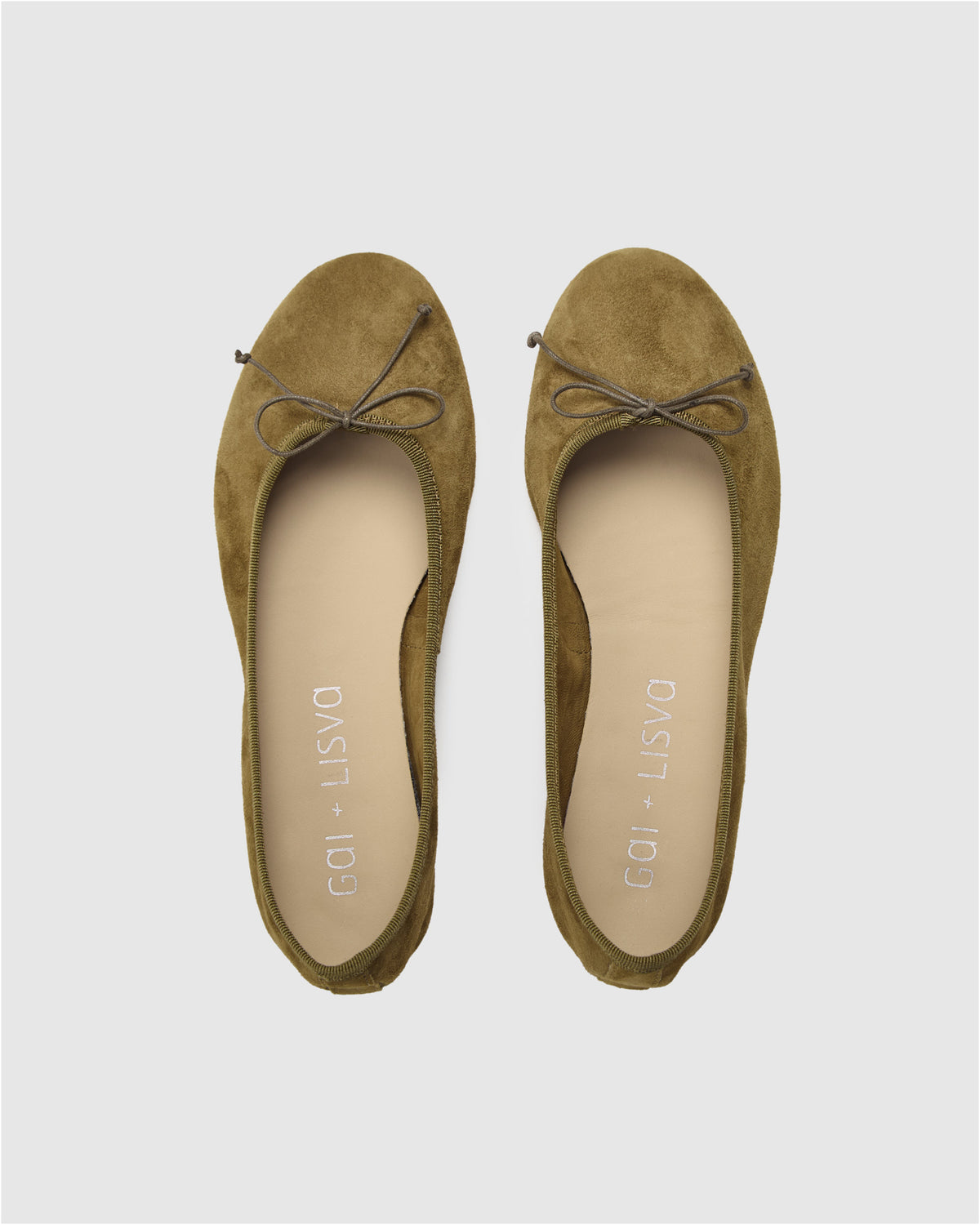 GAI+LISVA ACCESSORIES Ballerina Accessories Nubuck Olive