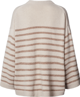 GAI+LISVA Barbera Stripe Lambswool Jumper Knit 960 Shitake