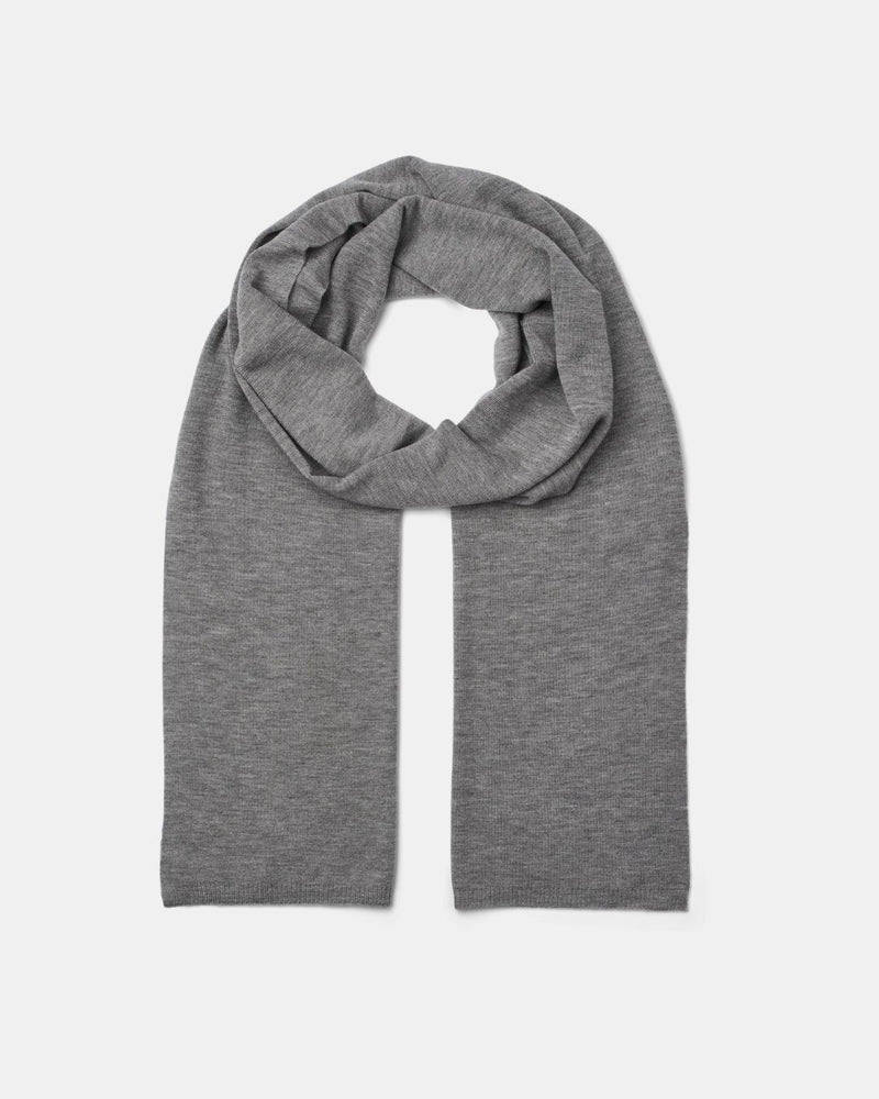 GAI+LISVA Bella Merino Scarf Knit 601 Light Grey Melange