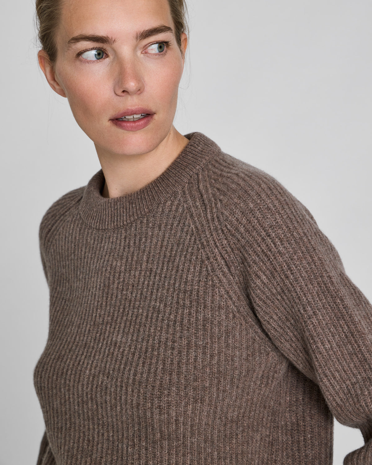 GAI+LISVA Dorthea L/S Pullover Lambswool Knit Lambswool l Knitwear 756 Mole Melangé