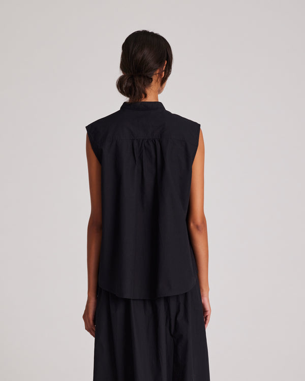 GAI+LISVA Elisa Top Poplin Gots 243975 Shirt 650 Black