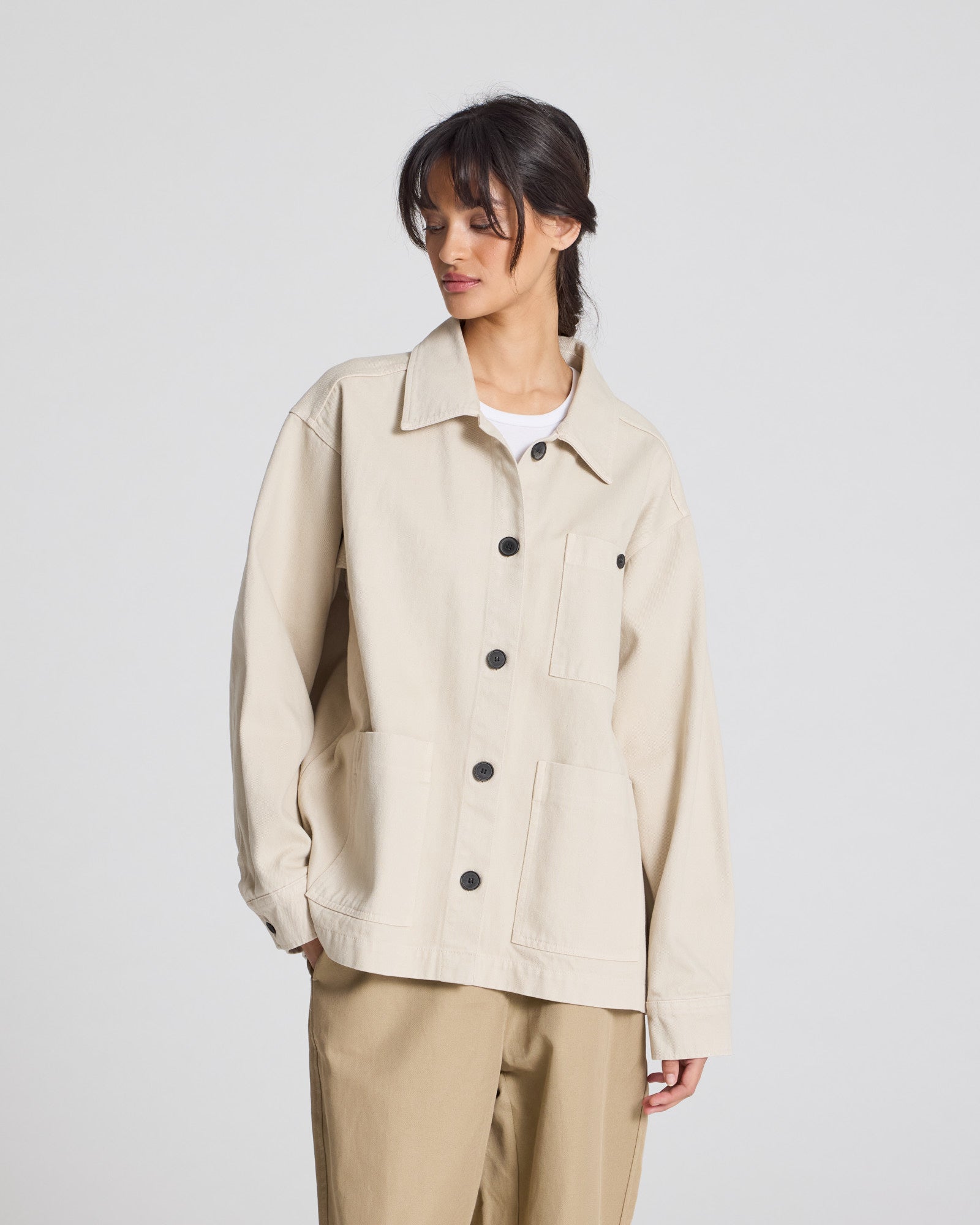 GAI+LISVA Ellie Workwear Jacket Shirt 139 Ancient Grey