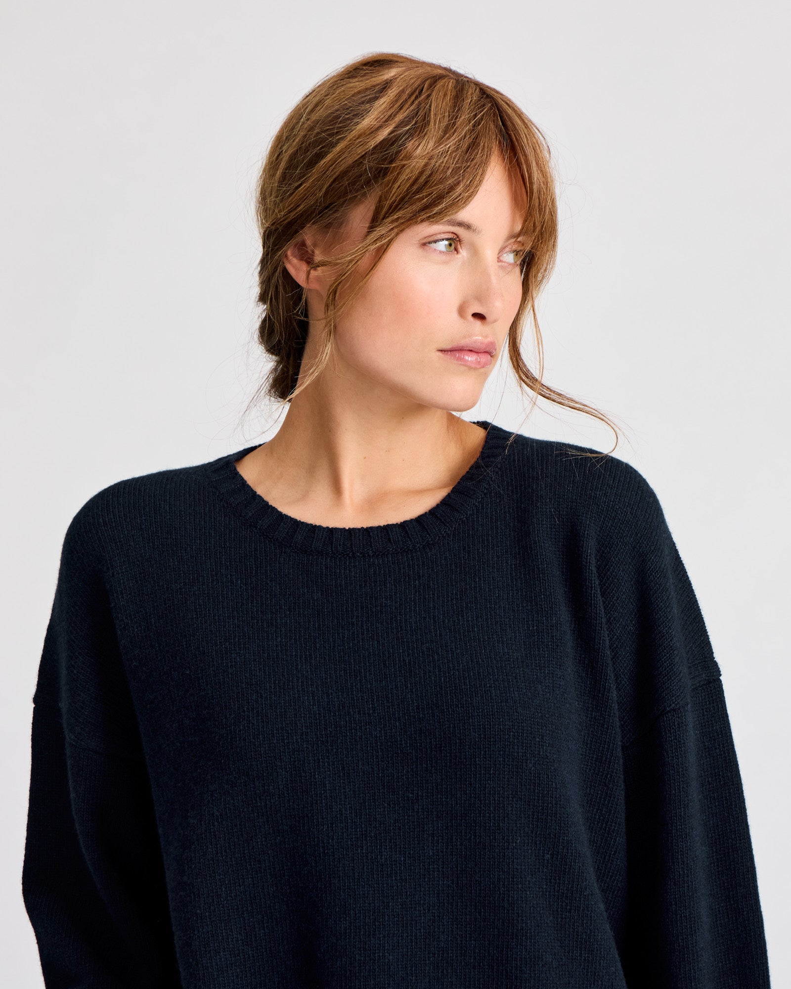 GAI+LISVA Emely Lambswool Knit GOTS Knitwear 181 Midnight Blue