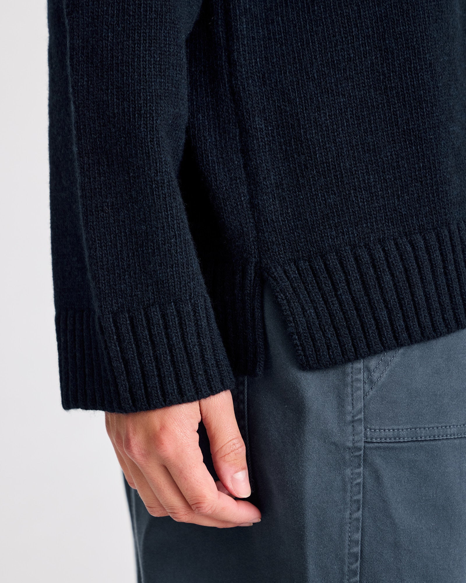 GAI+LISVA Emely Lambswool Knit GOTS Knitwear 181 Midnight Blue
