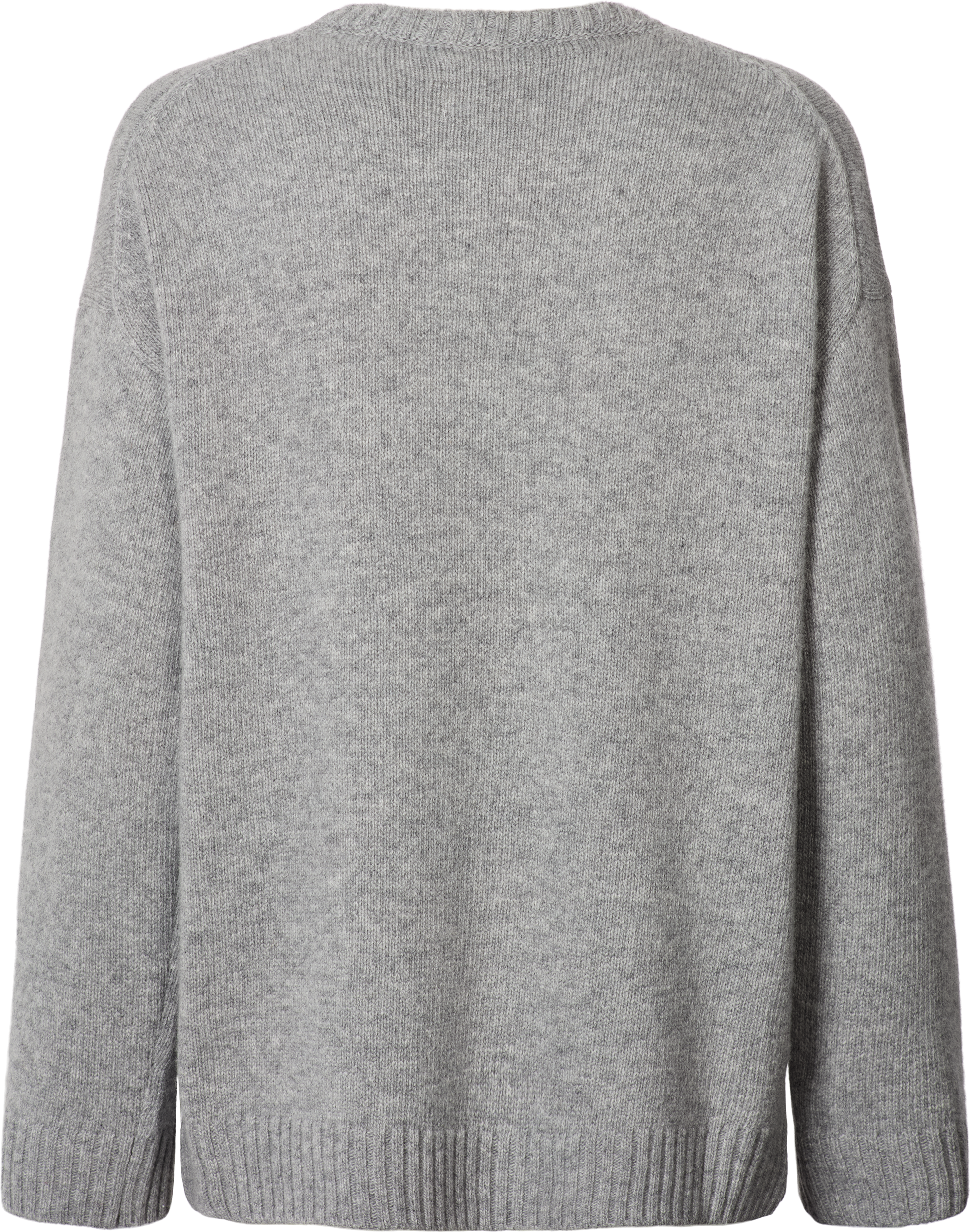 GAI+LISVA Emely Lambswool Knit GOTS Knitwear 602 Grey Melange