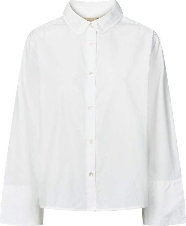 GAI+LISVA Flora Shirt Cotton Poplin Shirt 100 White