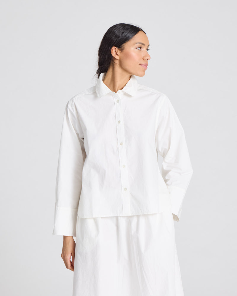GAI+LISVA Flora Shirt Poplin Gots 243975 Shirt 124 Whisper White