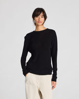 GAI+LISVA Freja L/S Knit GOTS 243975 Knit 650 Black