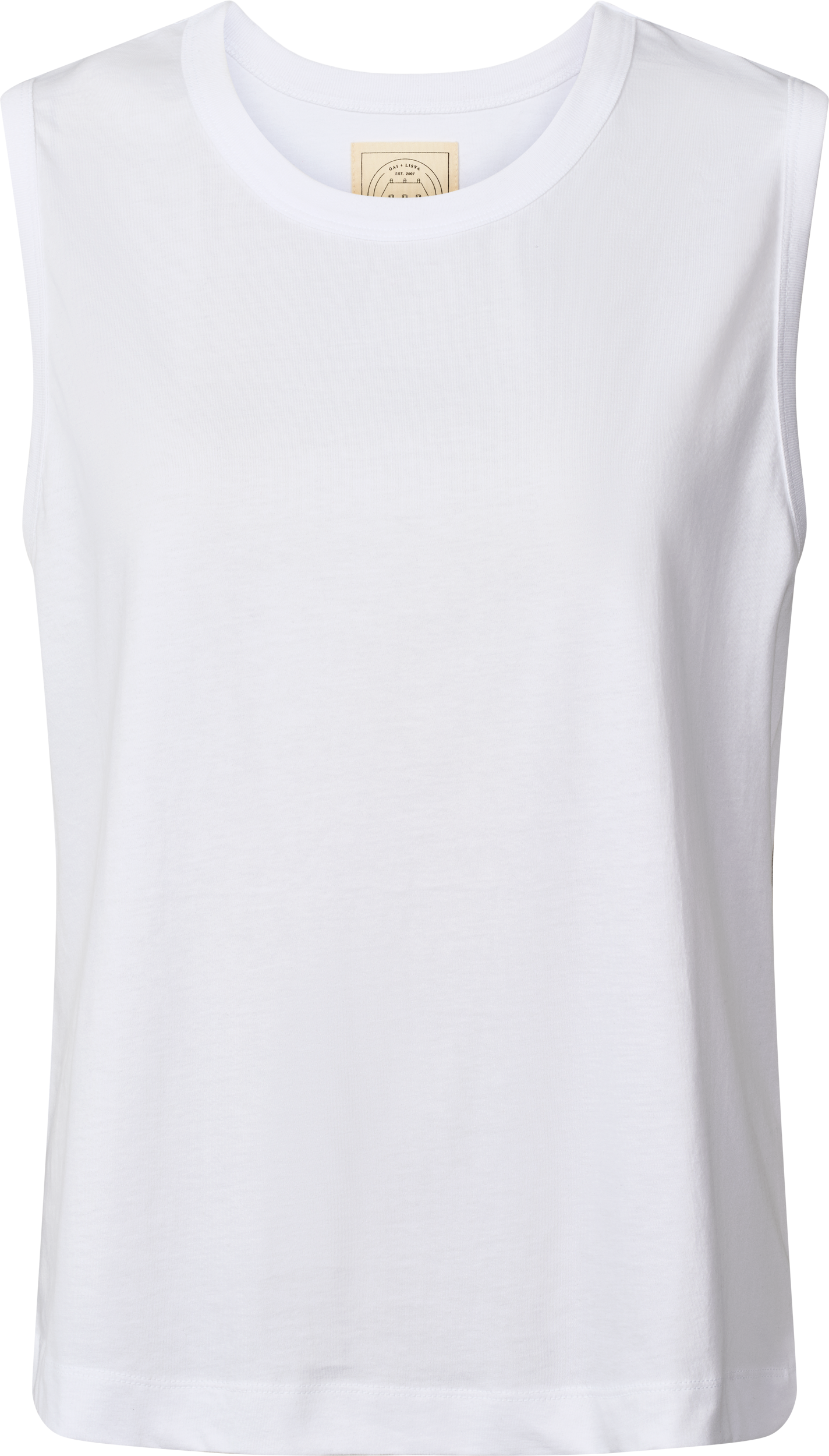 GAI+LISVA Genny Cotton Tank Top GOTS 243975 Top 100 White