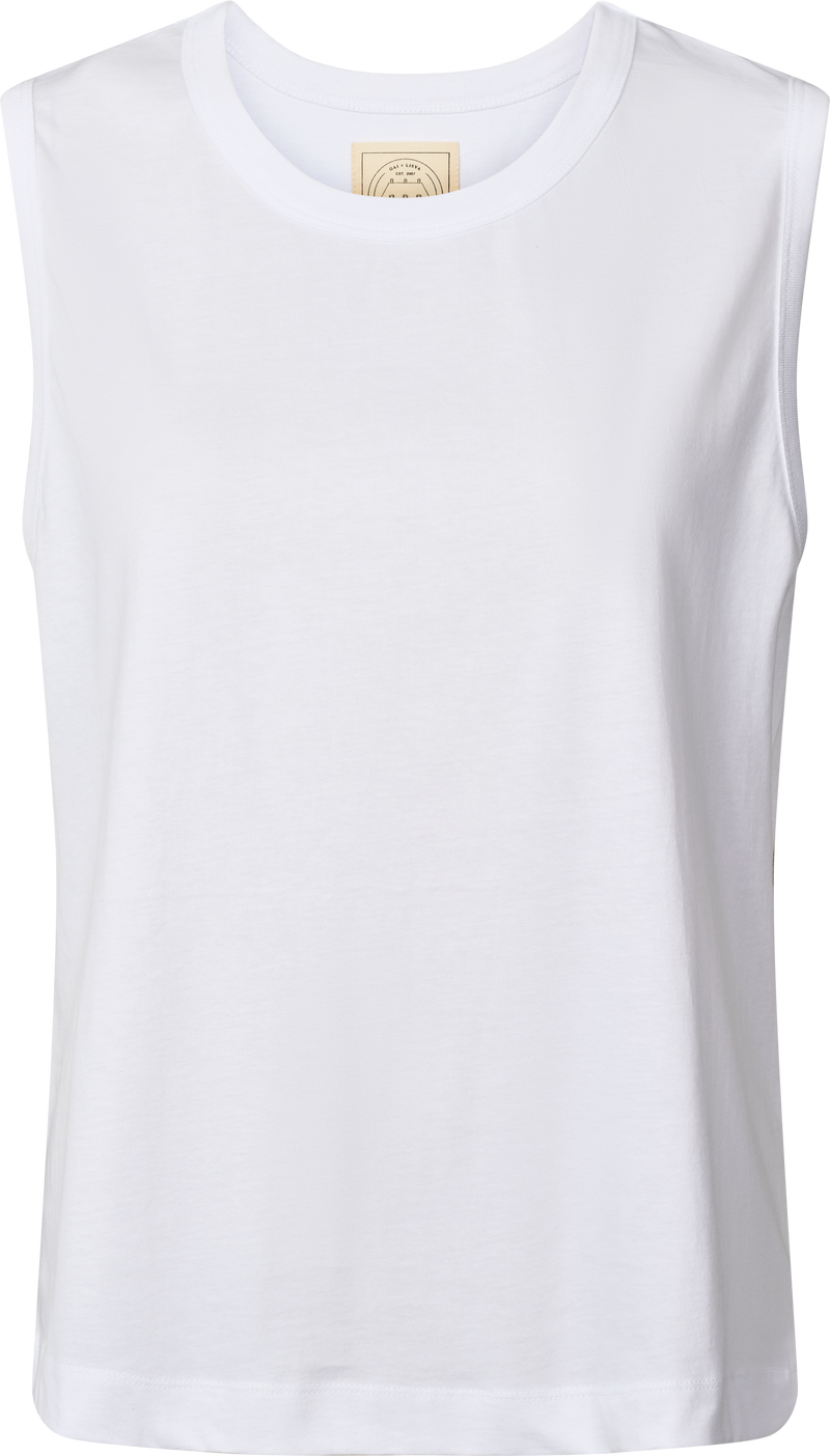 GAI+LISVA Genny Cotton Tank Top GOTS 243975 Top 100 White