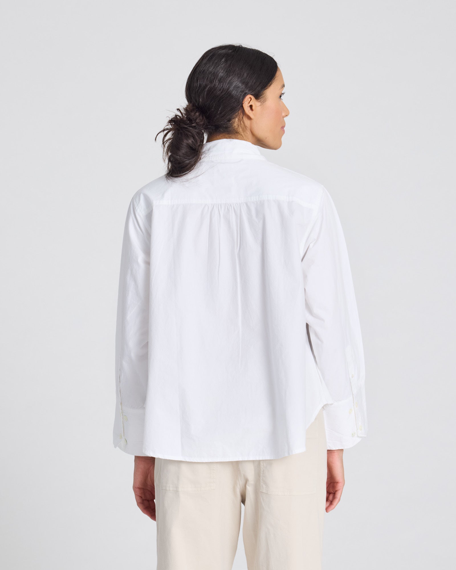GAI+LISVA Isabella L/S Poplin Shirt Shirts & Blouses 100 White