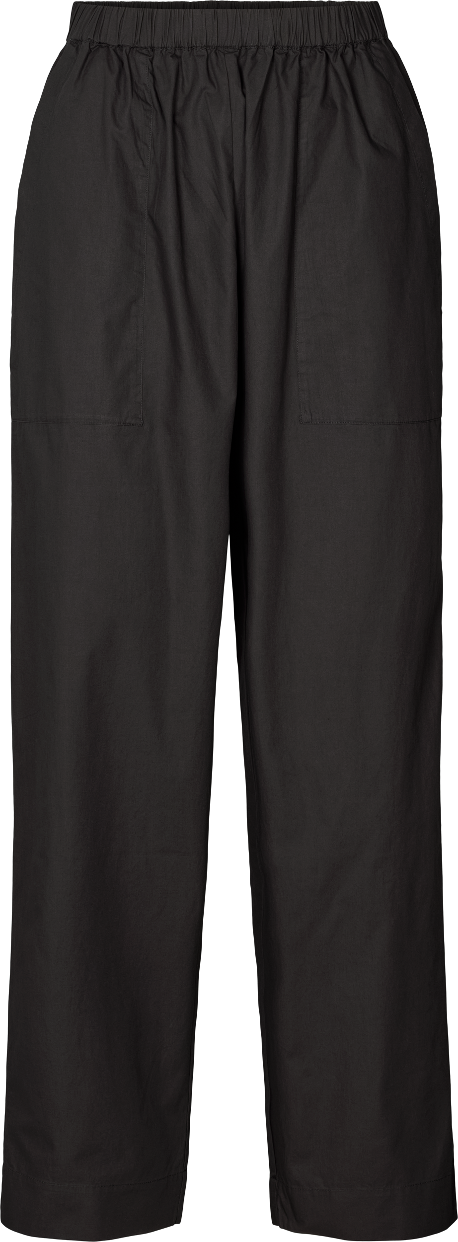 GAI+LISVA Jasmin Poplin Pants GOTS Pants & Shorts 650 Black