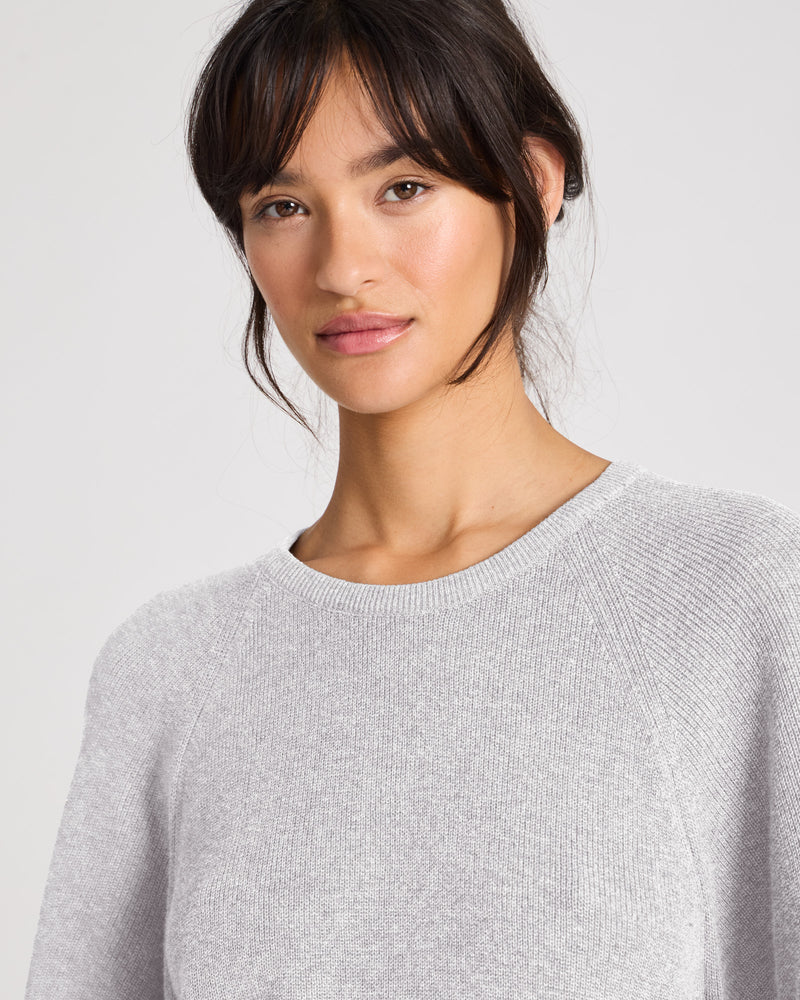 GAI+LISVA Karen Knit Tee GOTS 243975 Knit 601 Light Grey Melange