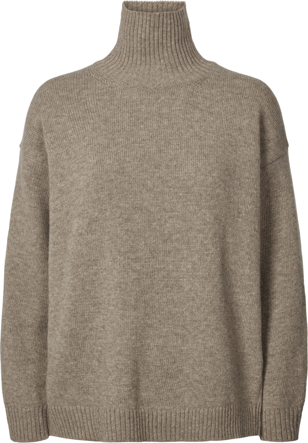 GAI+LISVA Mandie Lambswool Jumper GOTS 243975 Knit 173 Stone Grey