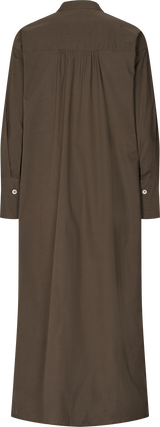 GAI+LISVA Marion Dress Cotton Poplin Dresses & Skirts 681 Mulch
