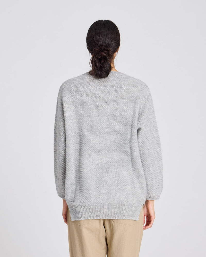 GAI+LISVA Martina Knit Pullover Knit 601 Light Grey Melange