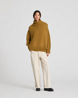 GAI+LISVA Michelle Neck Piece Knit 513 Dried Tobacco