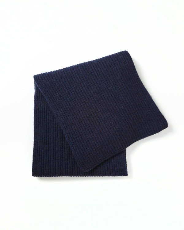 GAI+LISVA Mille Cashmere Scarf Knit 181 Midnight Blue