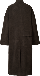 GAI+LISVA Nellie Wool Coat Jacket 682 Mulch/ Ecru Herringbone