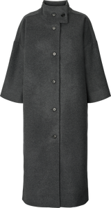 GAI+LISVA Nete Coat Jacket 614 Dark Grey Melange