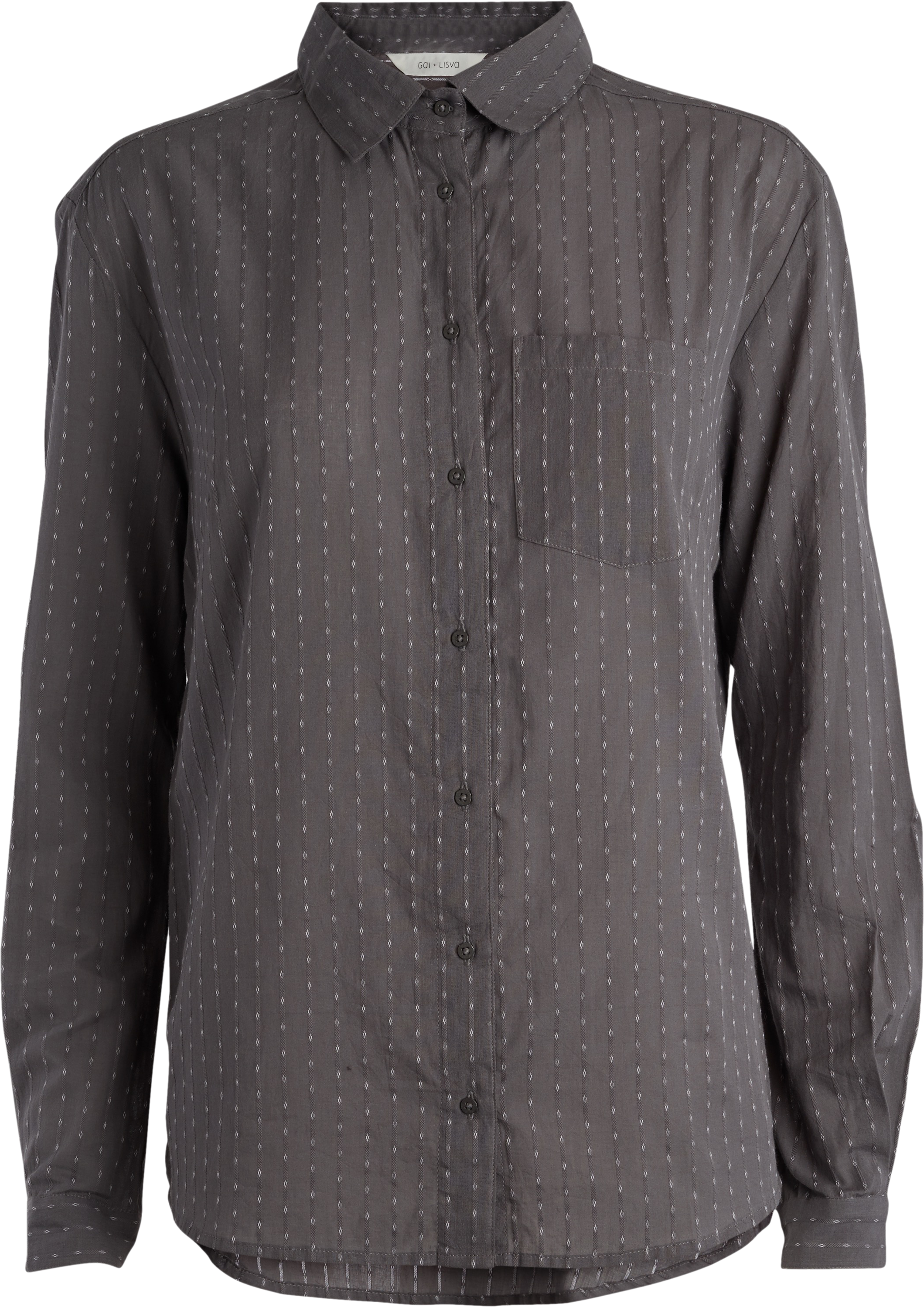 GAI+LISVA Nikita Dobby Shirt 672 Steel Grey