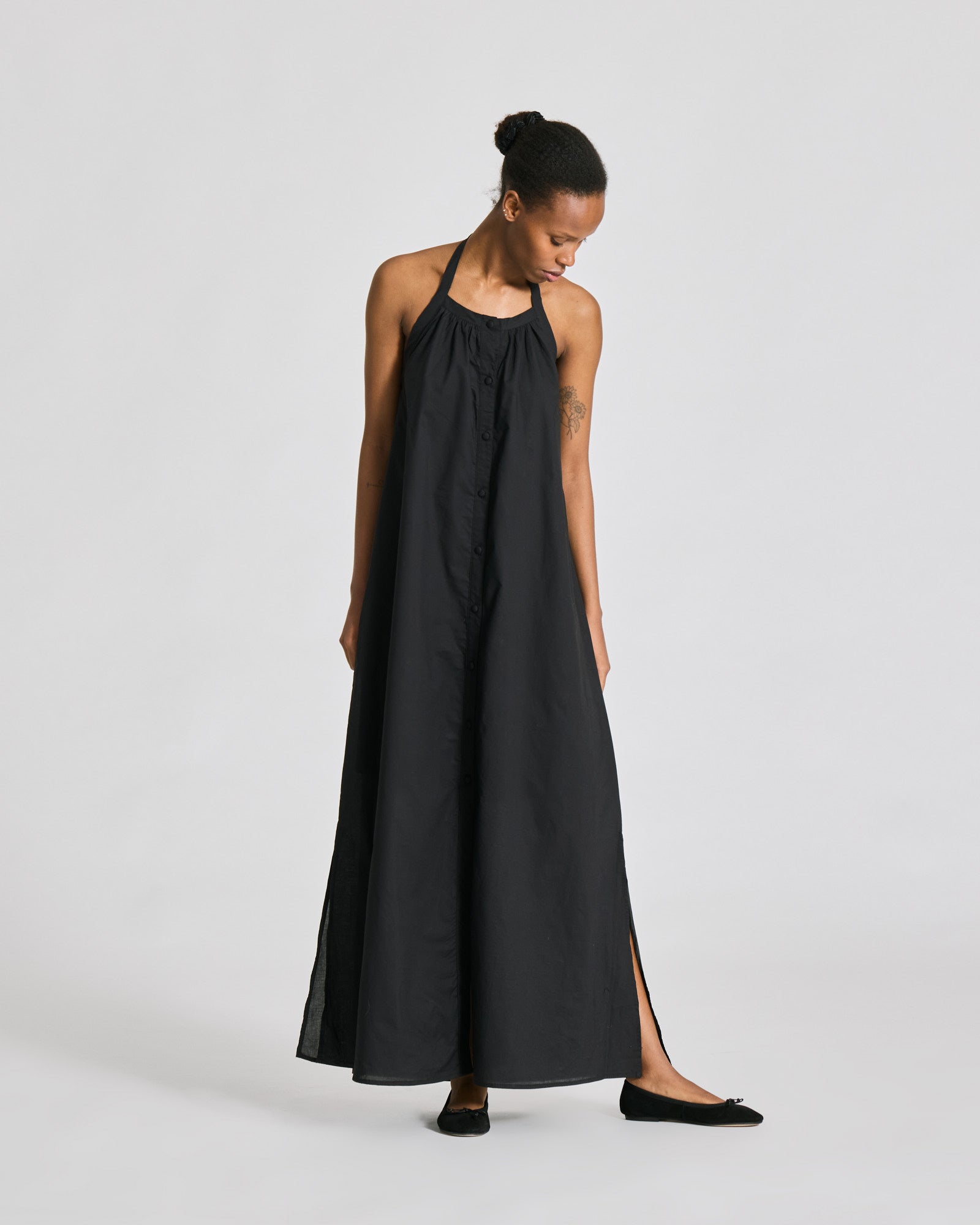 GAI+LISVA Nora Voile Halterneck Dress Dresses & Skirts 650 Black