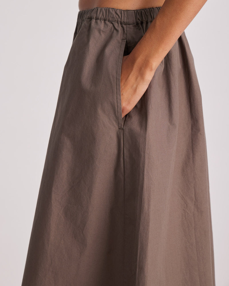GAI+LISVA Petra Skirt Solid Poplin Dresses & Skirts 600 Bungee Cord
