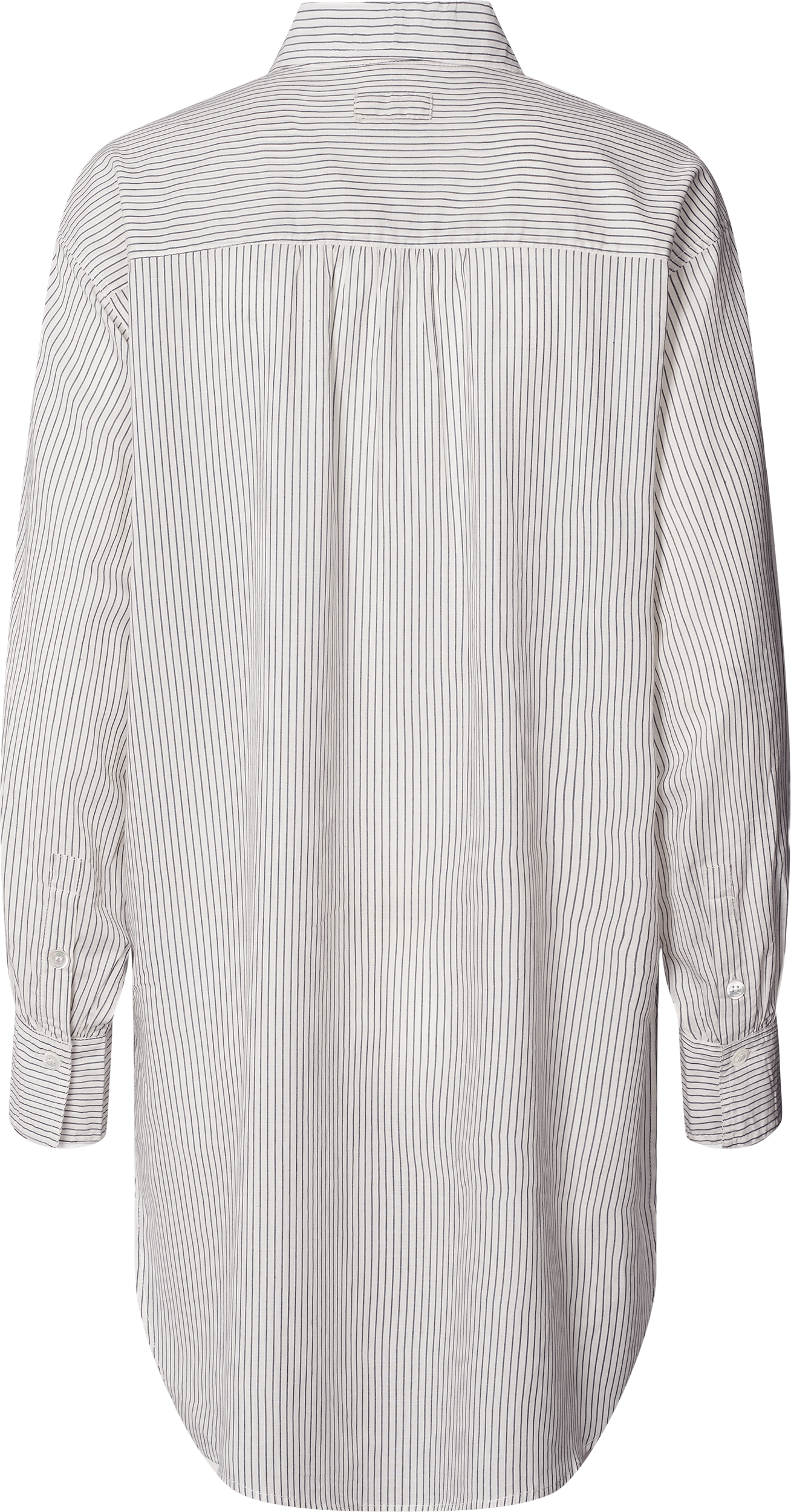 GAI+LISVA Rosa Shirt Cotton Poplin Shirt 470 Denim Blue Stripe