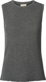 GAI+LISVA Sofie Knit Tank GOTS 243975 Knit 605 Dark Grey