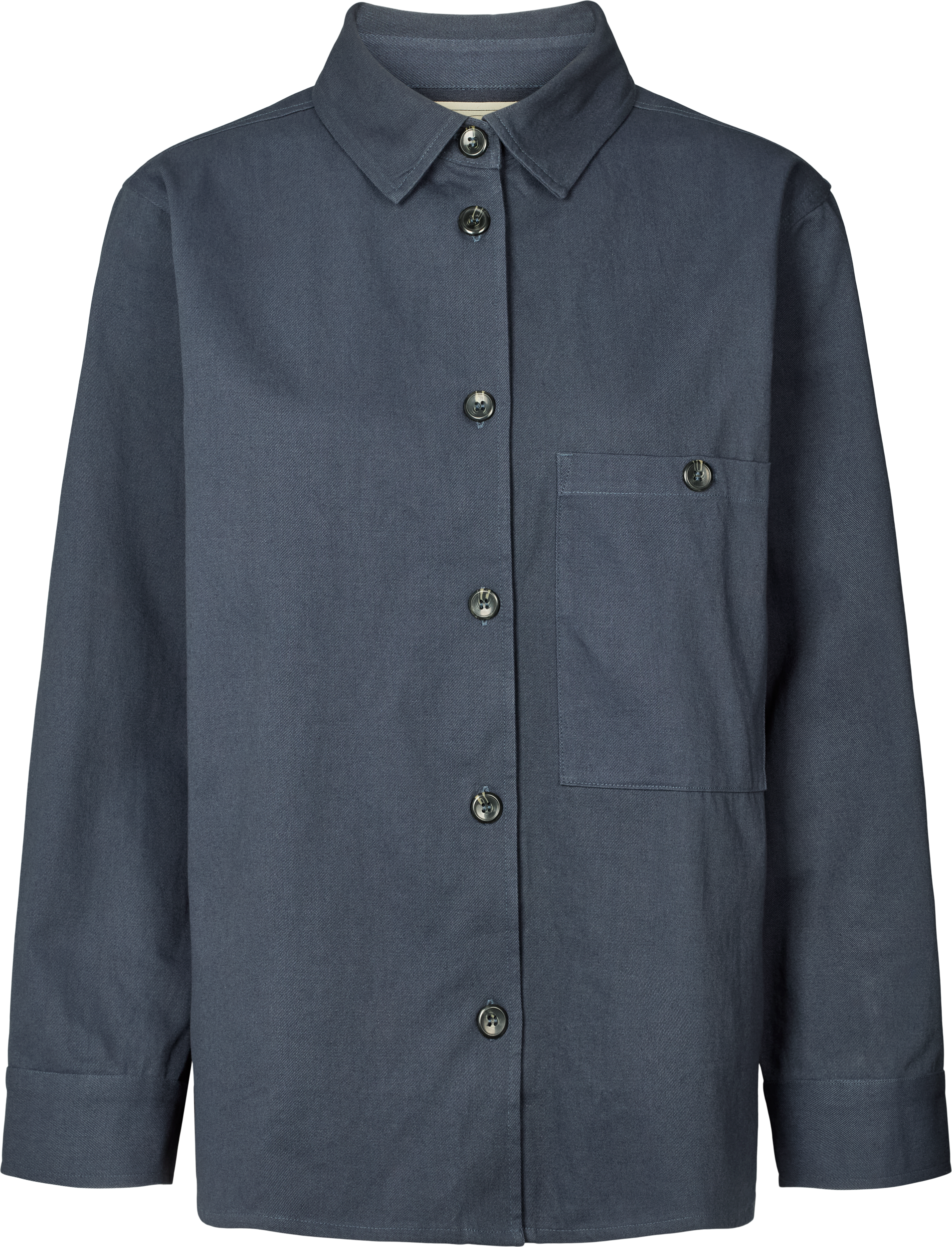 GAI+LISVA Sussie Twill Shirt GOTS 243975 Shirt 472 Denim Blue